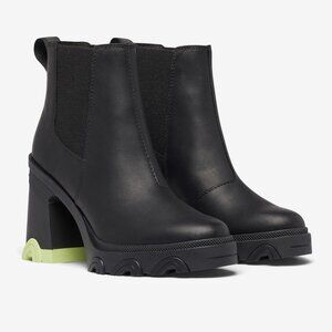 Sorel Brex Chelsea Platform Block Heel Boots Women’s Sz 9 Lightly Used